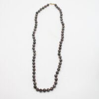 Kette Fossil Jaspis Kugeln 10 mm / 80 cm