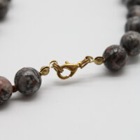 Kette Fossil Jaspis Kugeln 10 mm / 80 cm