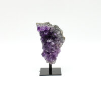 Amethyst Druse auf Metallständer, Qualität I, Größe 3