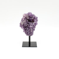 Amethyst Druse auf Metallständer, Qualität I,...