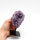 Amethyst Druse auf Metallständer, Qualität I, Größe 4