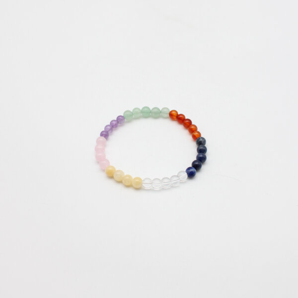 Armband Chakra Kugeln 6 mm