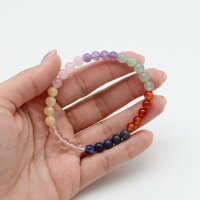 Armband Chakra Kugeln 6 mm