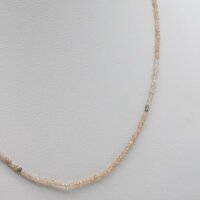 Kette Mondstein mix, ca. 2 mm, facettiert