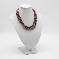 Kette Leoparden Jaspis Kugeln  endlos, 8 mm / 80 cm