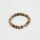 Armband Landschaftsjaspis Kugeln 8 mm mit silberfarbener Kugel