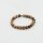 Armband Landschaftsjaspis Kugeln 8 mm mit silberfarbener Kugel