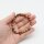 Armband Landschaftsjaspis Kugeln 8 mm mit silberfarbener Kugel