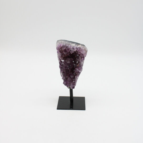 Amethyst Druse auf Metallständer, Qualität extra, Größe 8