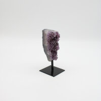 Amethyst Druse auf Metallständer, Qualität extra, Größe 8