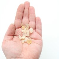 Deko Chips Calcit klein, getrommelt, 1 KG Packung