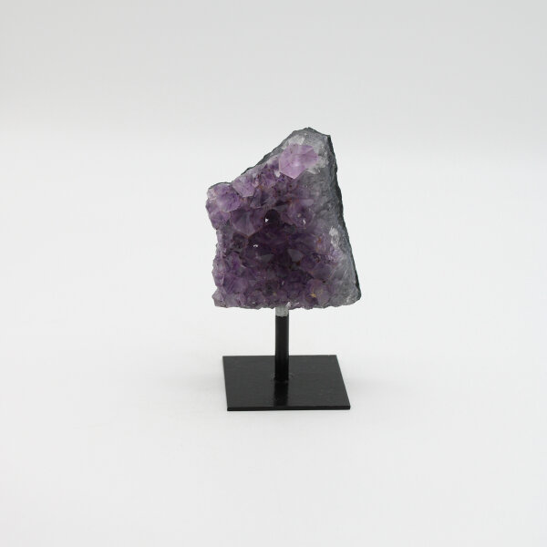 Amethyst Druse auf Metallständer, Qualität I, Größe 5