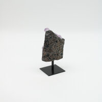 Amethyst Druse auf Metallständer, Qualität I, Größe 5