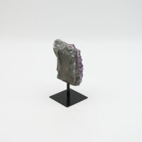 Amethyst Druse auf Metallständer, Qualität extra, Größe 13