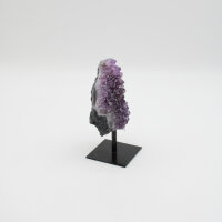 Amethyst Druse auf Metallständer, Qualität extra, Größe 13