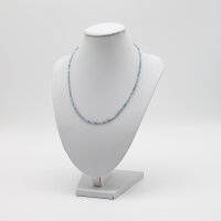 Kette Fluorit mix Würfel 2mm x 2 mm, facettiert