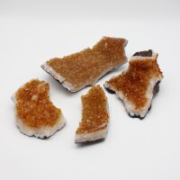 Citrin Drusen, verschiedene Größen