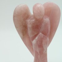 Engel aus Rosenquarz, 587 Gramm