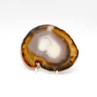 Achatscheibe Natur, Größe 8