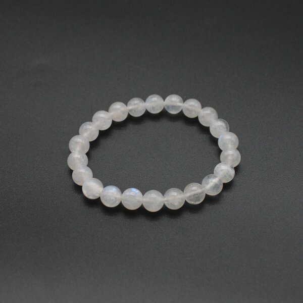 Armband Mondstein Kugeln 8 mm