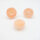 Schale Selenit orange, rund, Durchm. ca. 6 - 6,5 cm