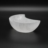 Selenit Schale Mond  - Ladeschale, groß