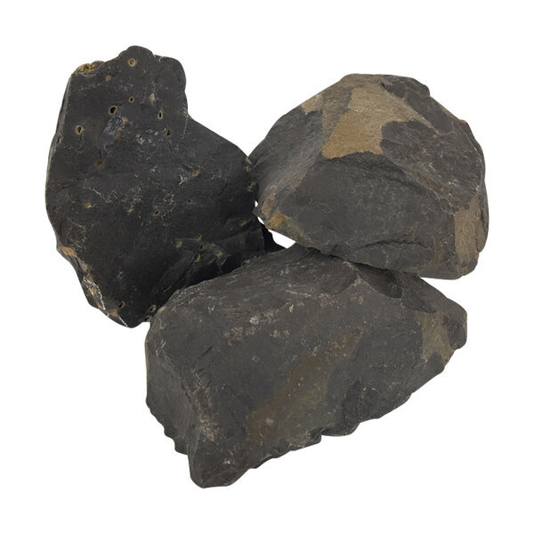Onyx schwarz Rohsteine, per Kilo