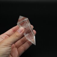 Doppelender Bergkristall facettiert, Größe 1
