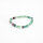 Armband Fluorit grün mit lila Kugeln 6 mm