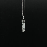 Anhänger Mondstein silberfarben gefasst