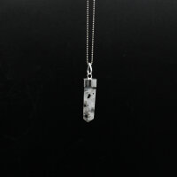 Anhänger Mondstein silberfarben gefasst