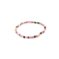 Armband Turmalin mix 4 mm facettiert