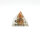 Pyramide Mondstein Orgonit 7 x 7 cm mit Gravur Blume des Lebens