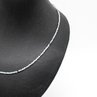 Kette Fluorit mix 2 mm, facettiert