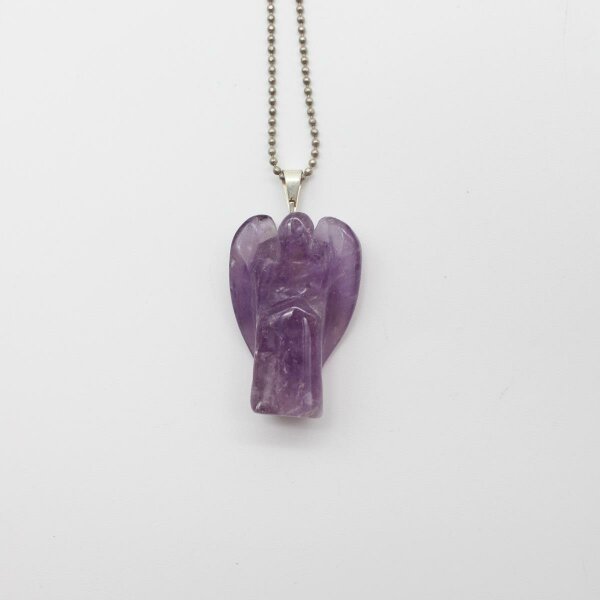 Anhänger Amethyst Engel mit Stiftöse