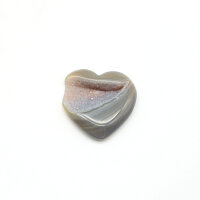 Herz Achat Druse poliert, Größe 4