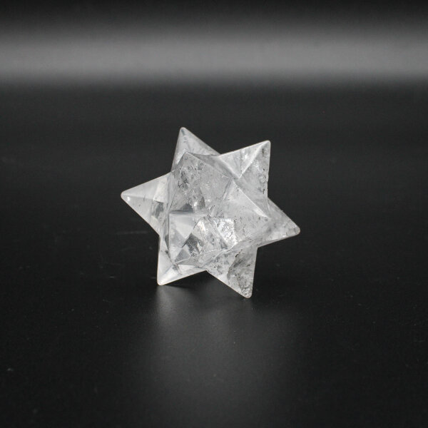 Dodekaeder Merkaba Bergkristall, verschiedene Größen