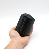 Turmalin schwarz poliert, freie Form