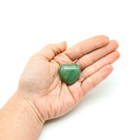 Herz Aventurin grün, ca. 30 mm x 30 mm