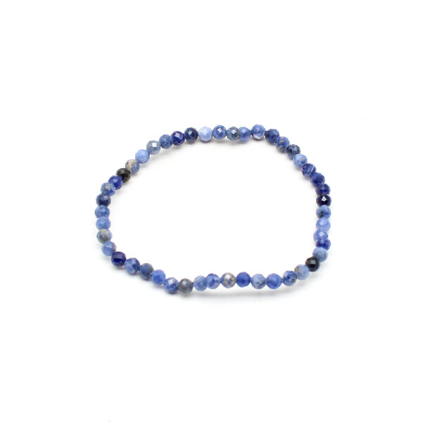 Armband Sodalith facettiert 4 mm