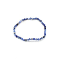 Armband Sodalith facettiert 4 mm