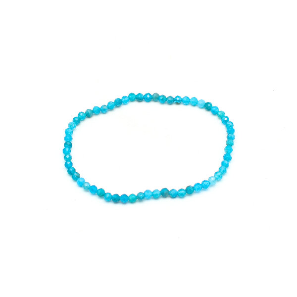 Armband Apatit facettiert 3 mm