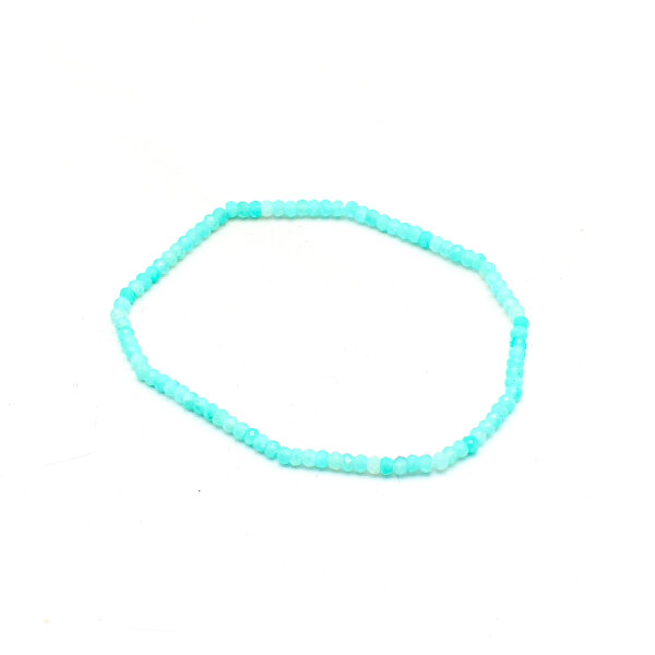 Armband Amazonit facettiert 4 mm