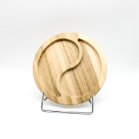 Yin Yang Teller aus Naturholz zum Selbst Bestücken