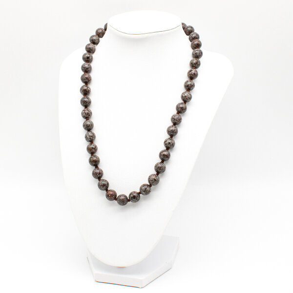 Kette Herbst Jaspis Kugeln 10 mm / 50 cm