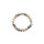 Armband Dalmatiner Jaspis Kugeln 8 mm und Edelstahl Kugel