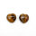 Herz Tigerauge 30 mm x 30 mm