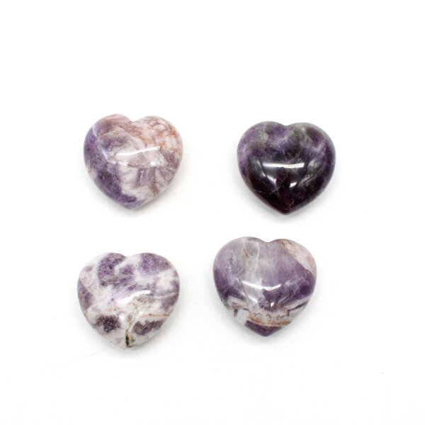 Herz Amethyst 30 mm x 30 mm
