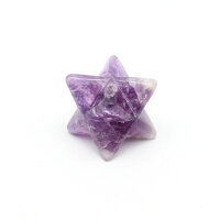 Dodekaeder Merkaba aus Amethyst