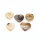 Herz Achat natur